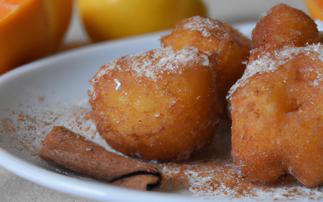 Beignet d'orange à la cannelle