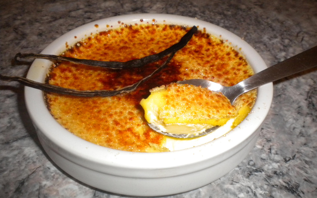 Crèmes brulées vanille bourbon