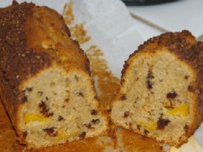 Cake abricot chocolat