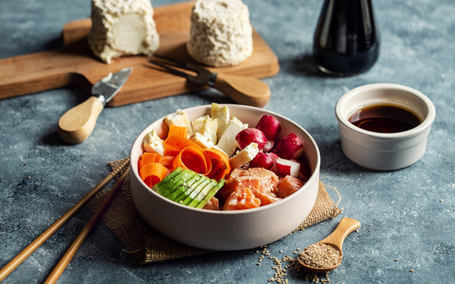 Poke Bowl au Chabichou du Poitou AOP