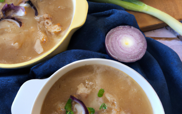 Soupe à l'oignon légère