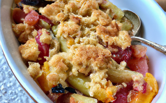 Crumble aux lègumes d'été