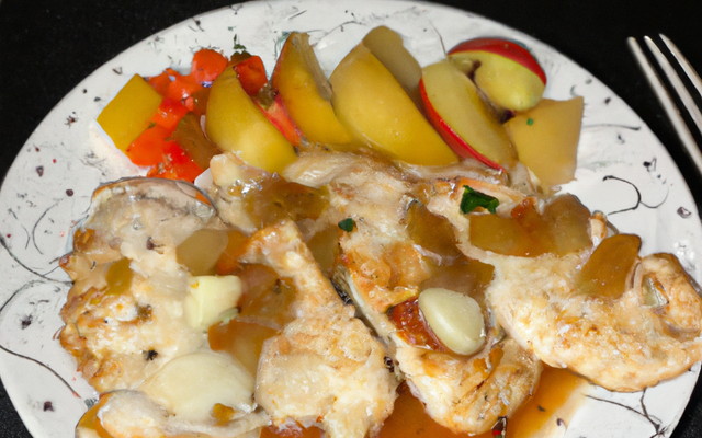 Escalopes de dinde aux pommes