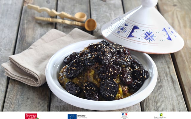 Tajine d'agneau aux pruneaux d'Agen