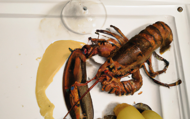 Langouste vanillée aux marrons rôtis Riesling grand cru