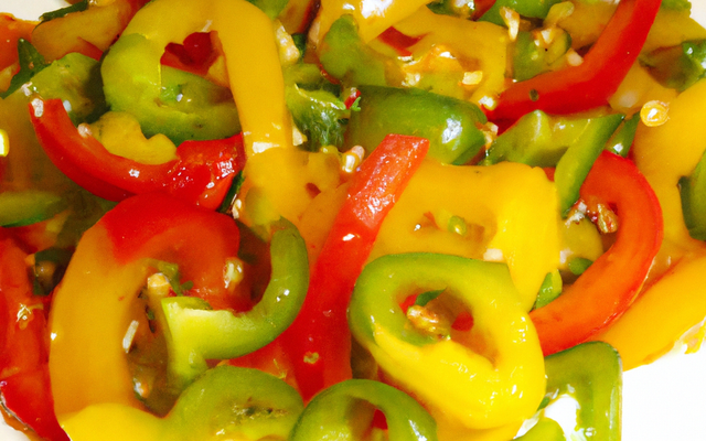Salade de poivrons facile et rapide
