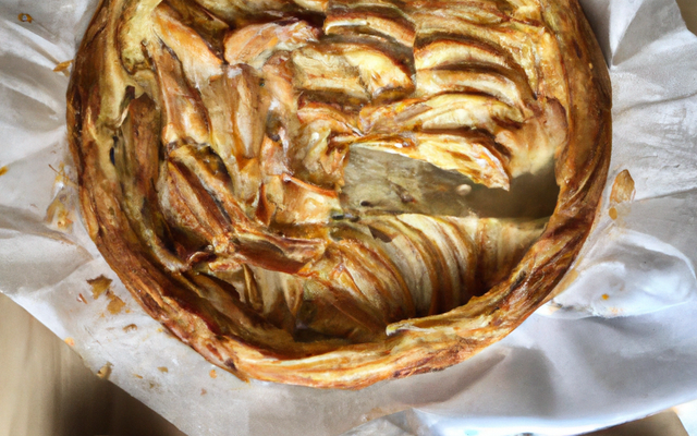 Galette des rois pomme vanille