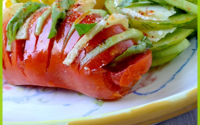 Mes tomates au chèvre