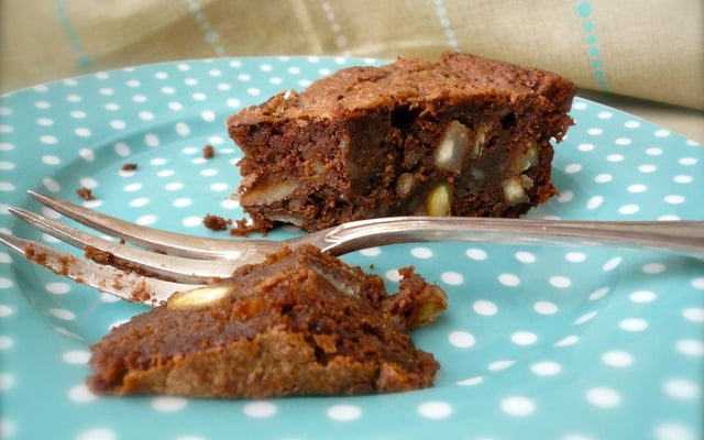 Gâteau chocolat et pommes de terre