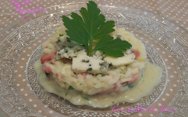 Risotto au roquefort maison