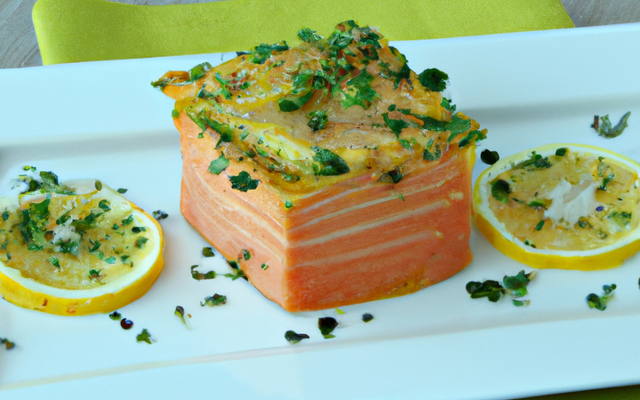 Cake saumon fumé / citron confit