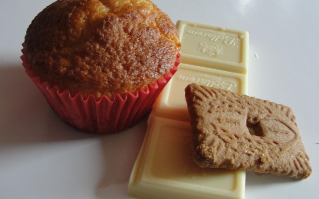Gâteaux pêches, abricots, spéculoos
