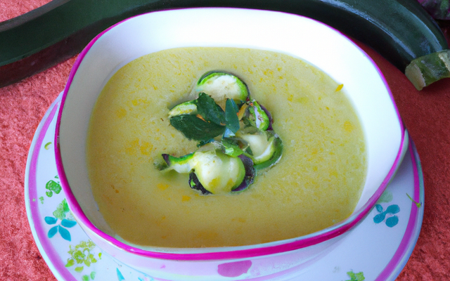 Velouté de courgette traditionnel