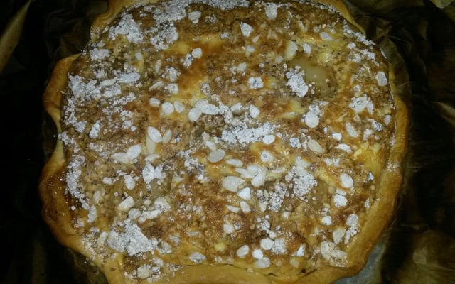 Tarte aux poires et mascarpone