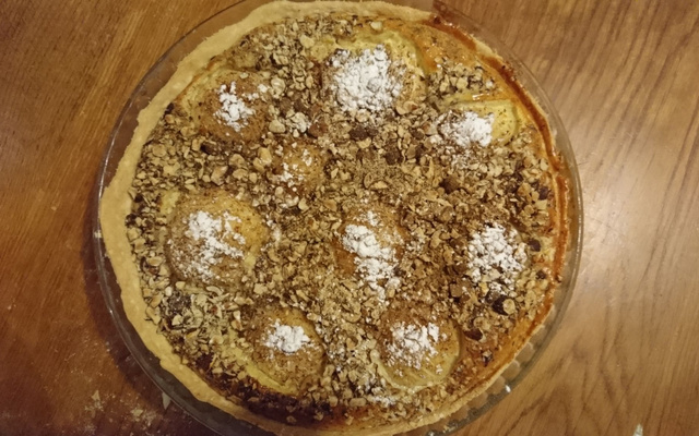 Tarte aux poires et mascarpone