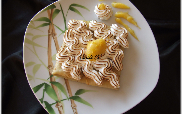 Crêpes au citron meringuées