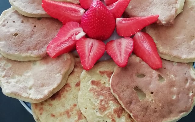 Pancakes sans gluten avec seulement 3 ingrédients