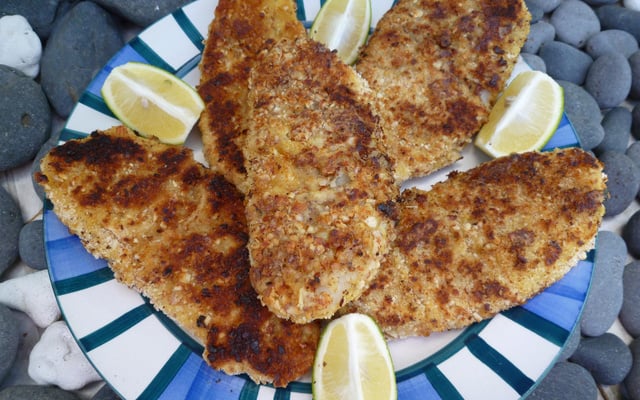 Croustillants de sole aux amandes