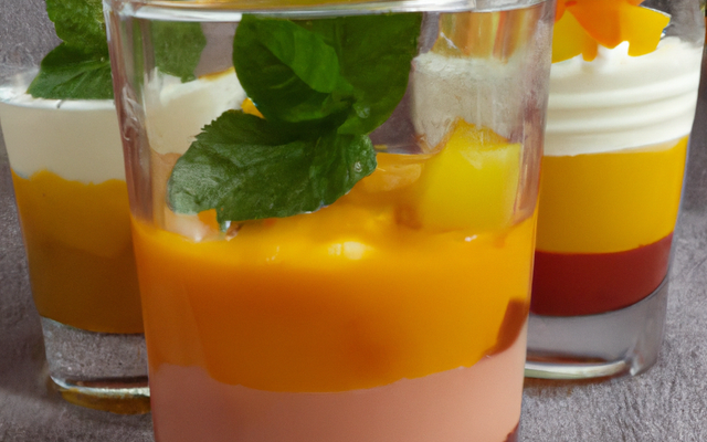 Verrine colorée