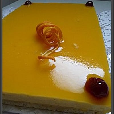Bavarois mangue abricot