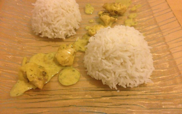 Poulet au curry et lait de coco