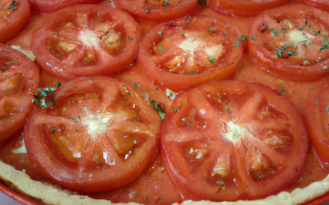 Tarte à la tomate fraîche