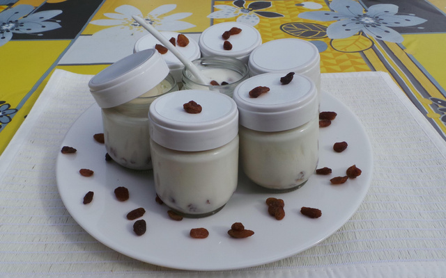 Yaourt rhum raisins
