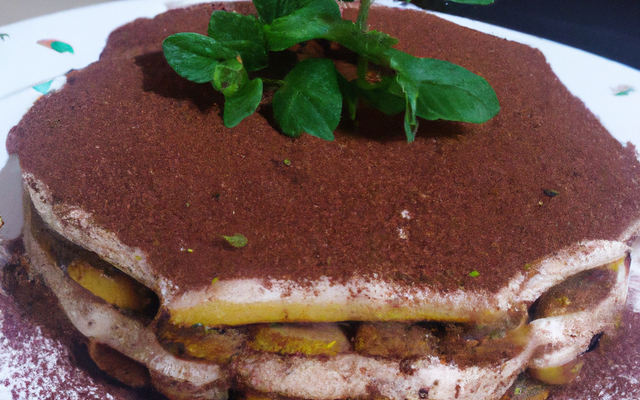 Tiramisu chocolat au concombre