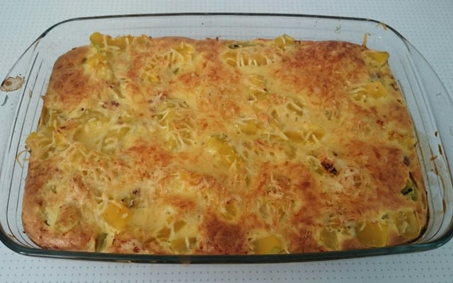 Flan œufs-courgettes