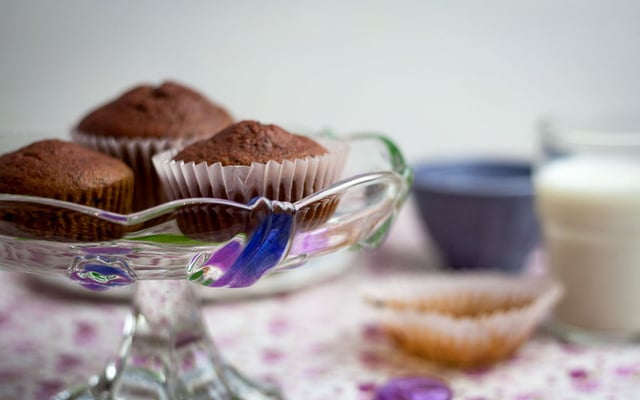 Muffins aux betteraves et aux grains de pavot
