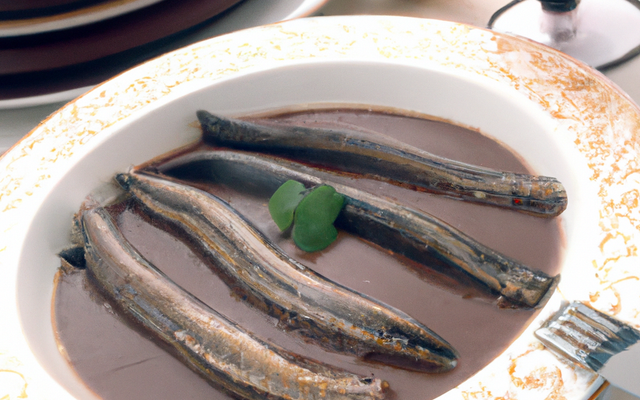 Anguille rôtie à la Vigneronne