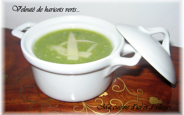 Velouté de haricots verts rapide
