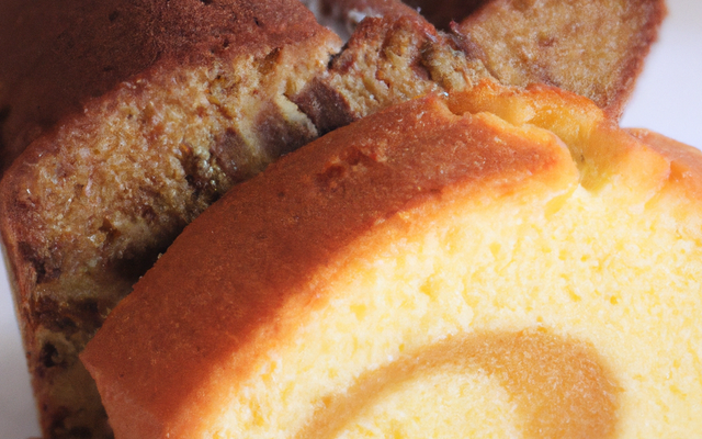 Plumcake de deux couleurs