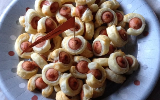 Rouleau et petites saucisses