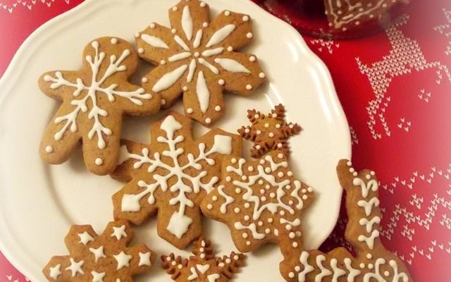 Biscuits de Noël en pain d'épices