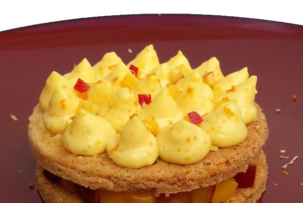 Bicuit coco et ses fruits exotiques