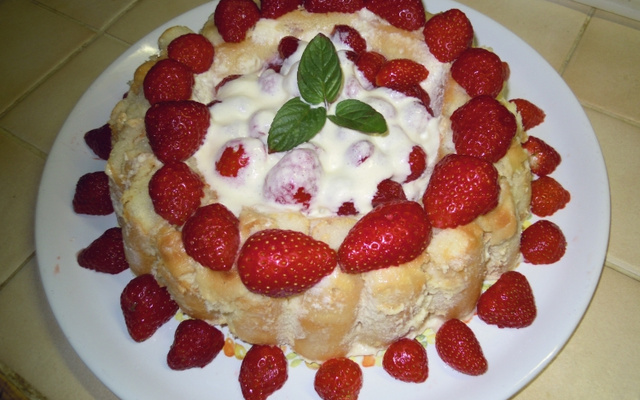 Charlottes aux fraises chantilly