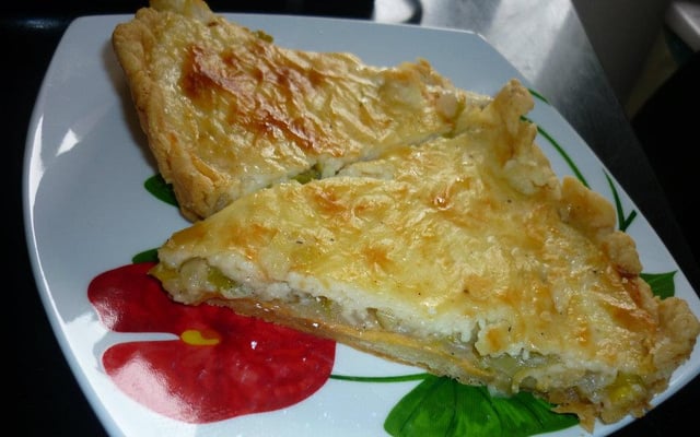 Quiche aux poireaux économique