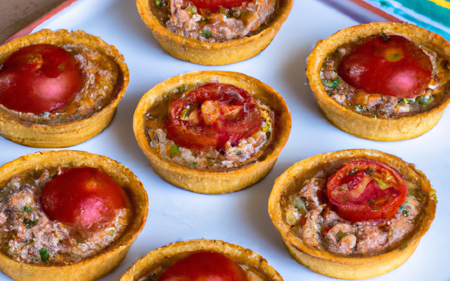 Tartelettes moutarde / thon à la tomate