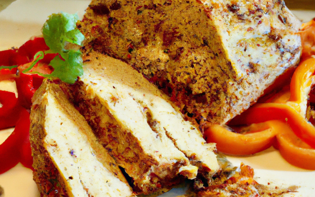 Cake au poulet et aux épices