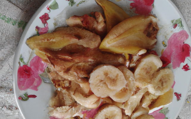 Ailerons de poulet et pétales de Banane