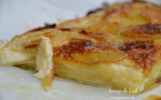 Galette de Pommes de Terre au Maroilles parfumée à la bière du Nord