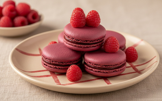 Macarons à la framboise inratables