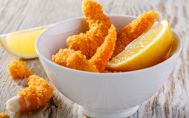 Beignets de gambas et estragon