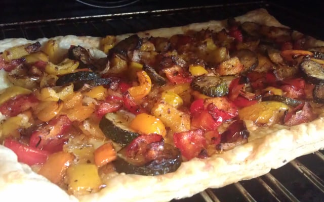 Tarte salée ensoleillée