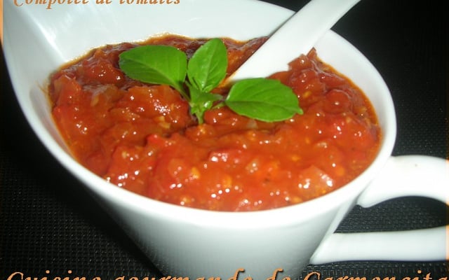 Compotée de tomates