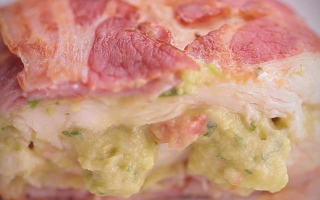Paupiette de poulet au guacamole