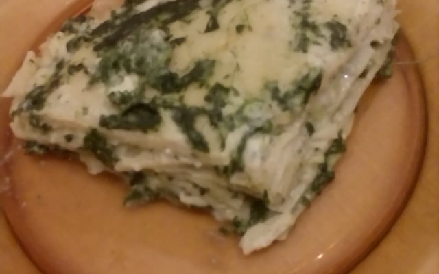 Lasagnes aux épinards, ricotta et poireaux