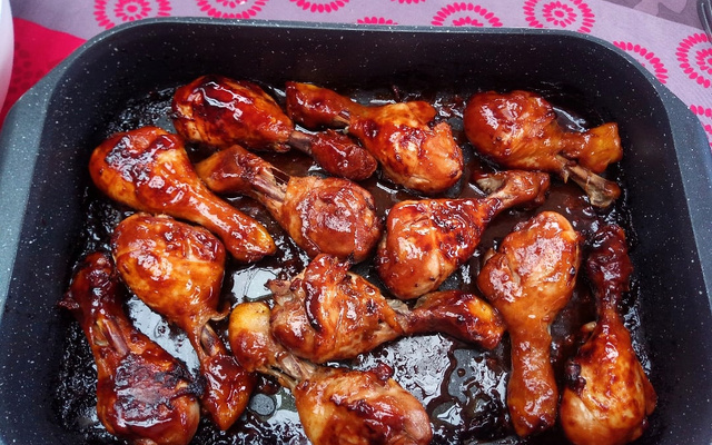 Pilons de poulet et sa sauce worcestershire