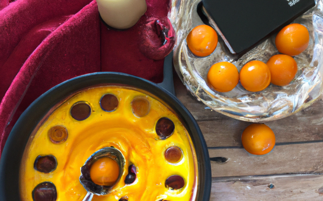clafoutis au jus d'orange et mirabelle